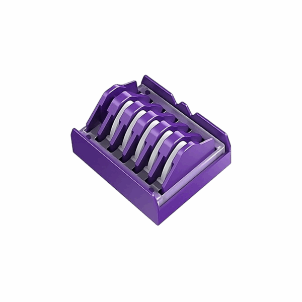 Clip Vascular de polímero morado
